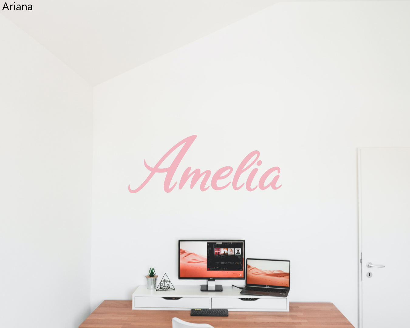 Vinyl Name Wall Decals