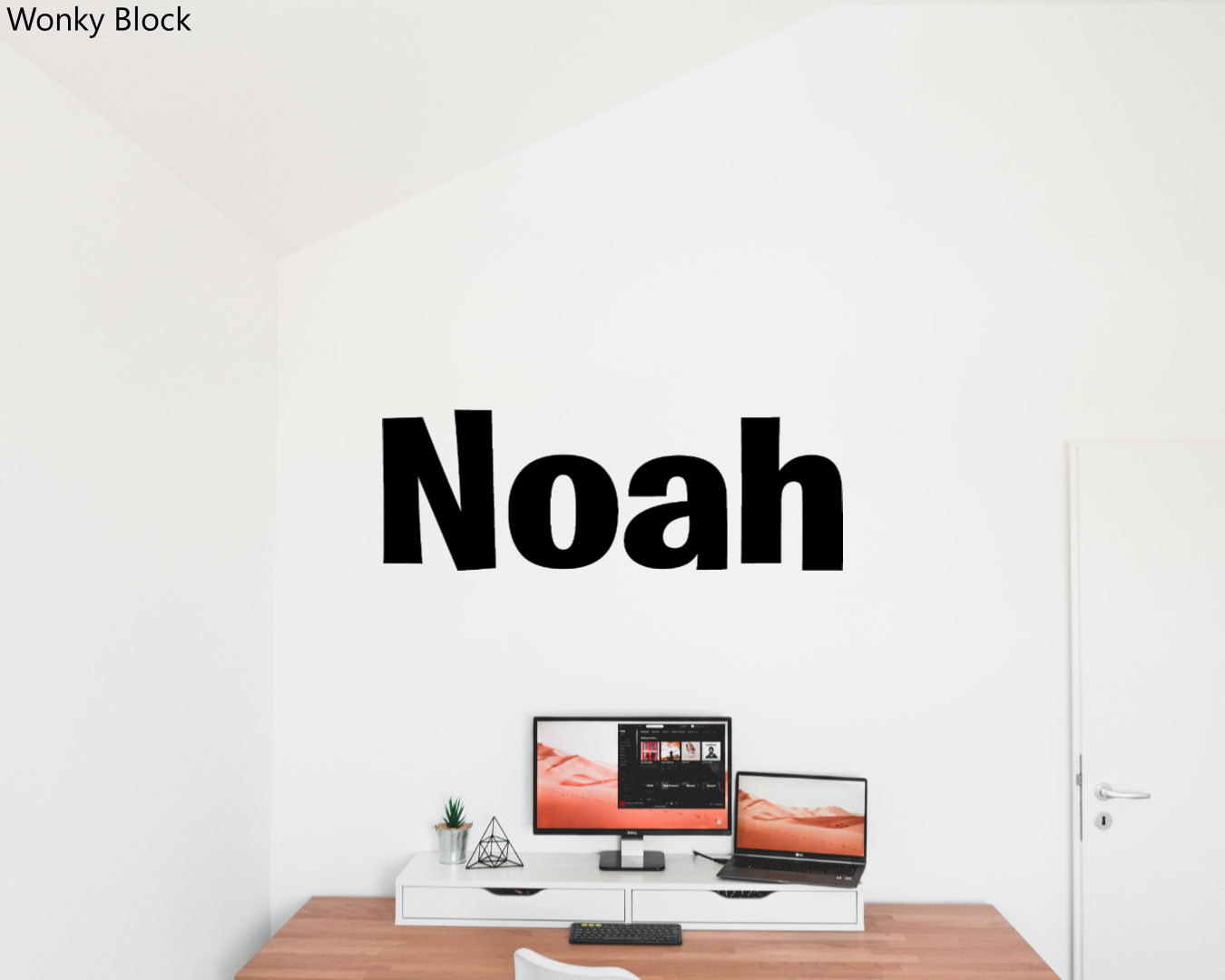 Vinyl Name Wall Decals