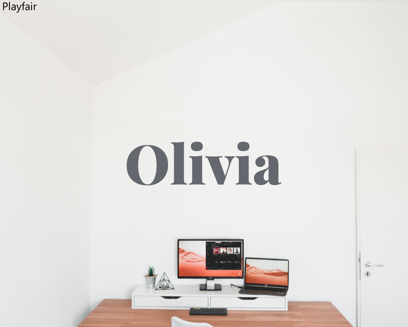 Vinyl Name Wall Decals