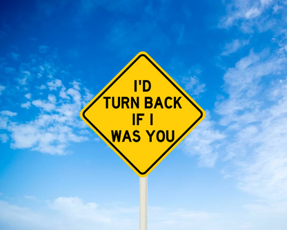 I'd Turn Back If I Was You