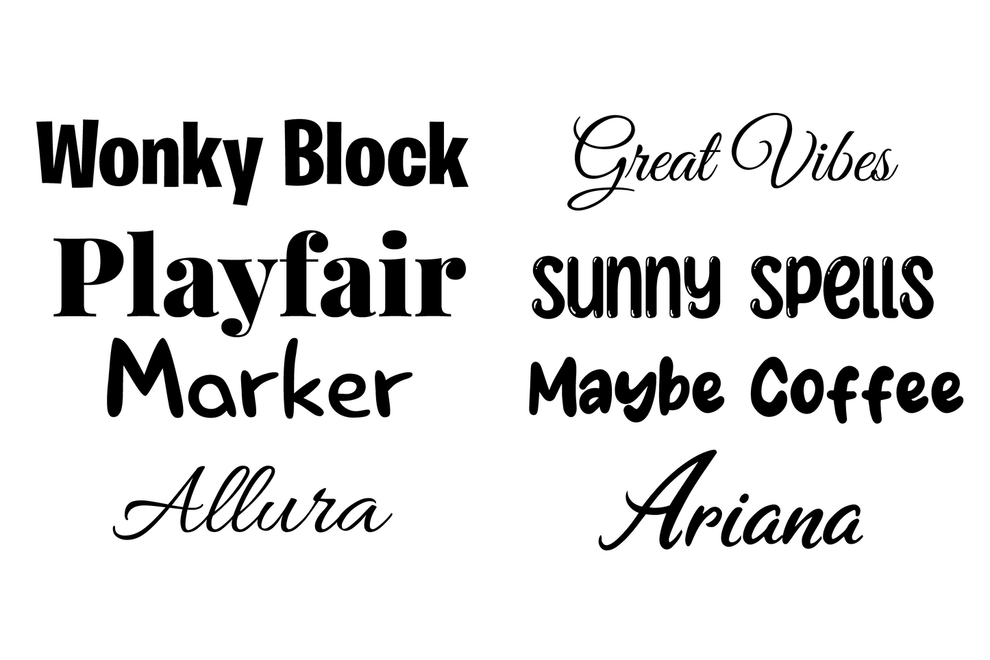 Vinyl Name Wall Decals